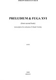 PRELUDIUM & FUGA XVI (from second book)
